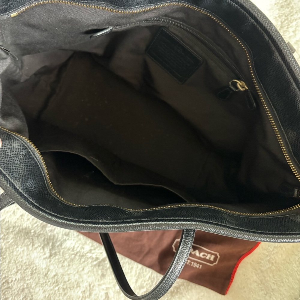 Coach brown and black purse - Picture 4 of 6
